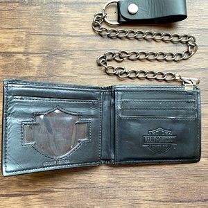 Harley Davidson wallet w/chain